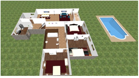 1er étage d'une maison